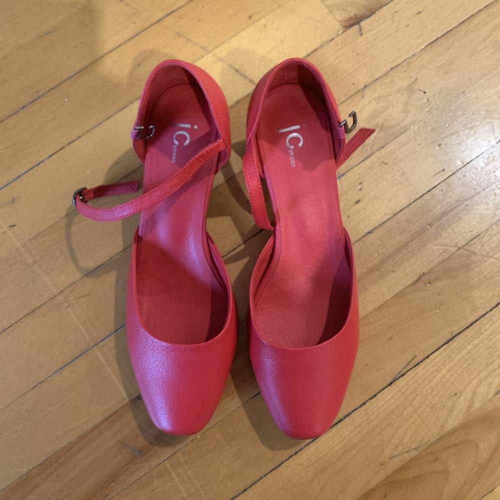 Red Women Heel Shoes 40 - US 8.5